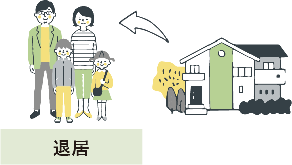 退去