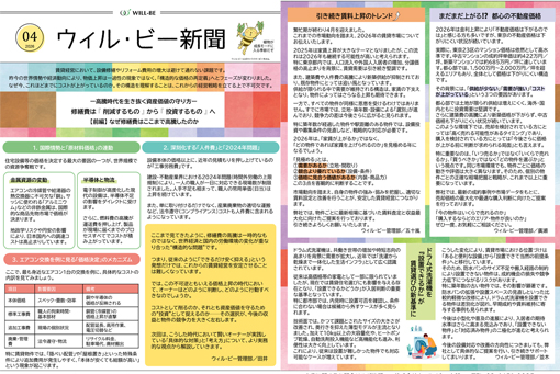 ウィル・ビー新聞2026年4月号